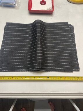 Black and White Placemat Set 6 total